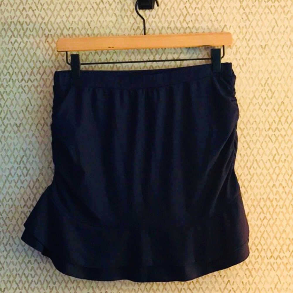 Navy Blue Swim Skirt
